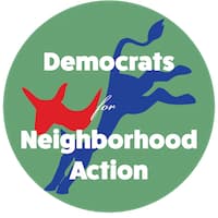 Democrats for Neighborhood Action endorsement logo